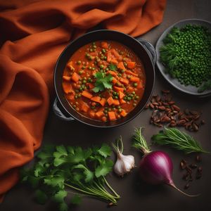 Hungarian-style Carrot and Pea Stew