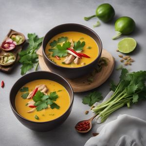 Hyderabadi-style Coconut Chicken Soup