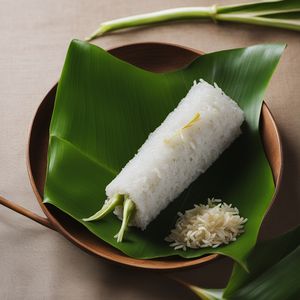 Indonesian-style Coconut Rice Rolls