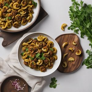 Kashmiri-style Orecchiette with Spiced Lamb