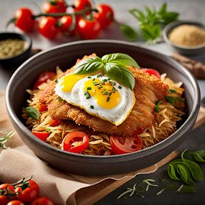 Greek-style Katsudon