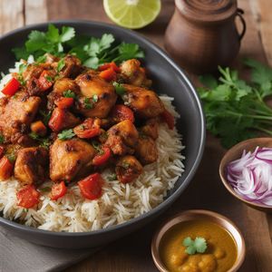 Kenyan Spiced Chicken with Coconut Rice