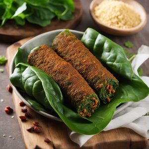 Kenyan-style Stuffed Spinach Rolls