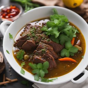 Khoresh Karafs with Persian Herbs and Lamb