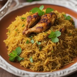 Kuwaiti-inspired Chicken Biryani