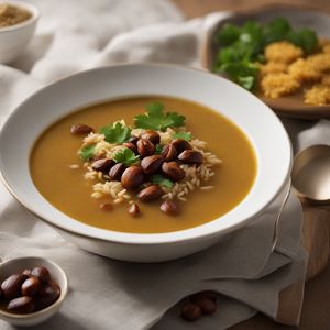 Kuwaiti-style Chestnut and Rice Soup