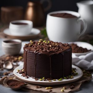 Kyrgyz Chocolate Cake with a Twist