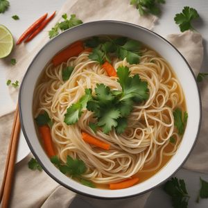 Kyrgyz-style Chicken Noodle Soup