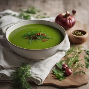 Latvian-style Green Pea Soup