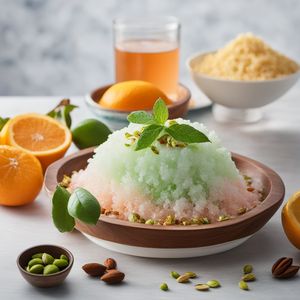 Lebanese-inspired Shaved Ice Delight