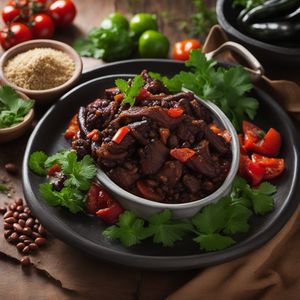 Maasai-style Pork Feet with Black Beans
