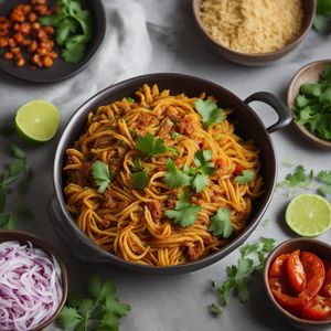 Makaruna Imbaukha - Spiced Indian Pasta Delight