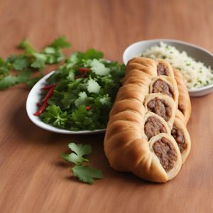 Mangalorean Catholic Style Stuffed Sausage Buns