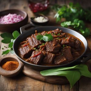 Marshallese-style Braised Horse Meat