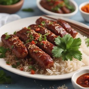 Marshallese-style Salsiccia with Coconut Rice