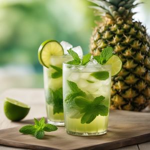 Mojito Isleño with a Tropical Twist