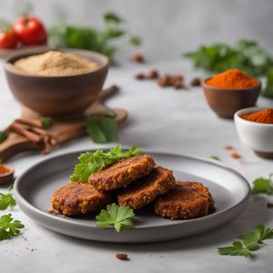 Montserrat-style Spiced Tempeh Fritters