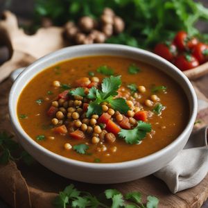 Moroccan Lentil and Chickpea Soup