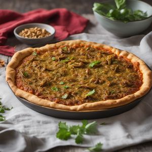 Mughlai Stuffed Zucchini Blossom Pizza