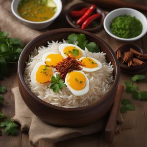 Muhajir-style Egg Rice Bowl