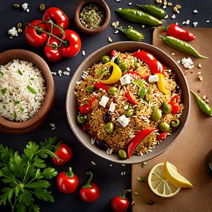 Greek-style Nasi Goreng