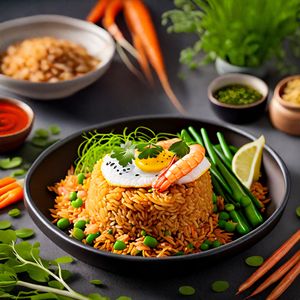 Nasi Goreng with a Molecular Twist