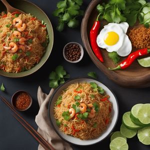 Nasi Goreng Mawut with a Twist