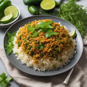 Nasi Ulam with Fragrant Herb Rice