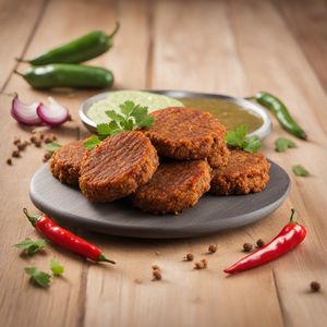 New Mexican Spicy Meat Patties