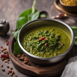 Newari-style Spinach Dal