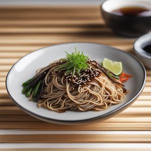 Nishin Soba with Sweet Soy Glazed Herring