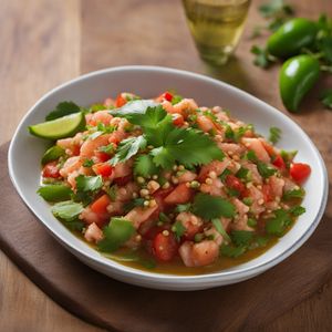 North East Indian Style Spicy Fish Salad