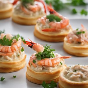 Northeastern American Seafood Vol-au-vent