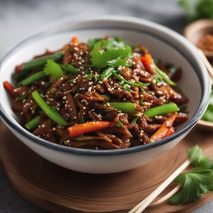 Nsenene Hainan-style Stir-Fry