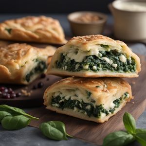 Palestinian Spinach and Cheese Pastries