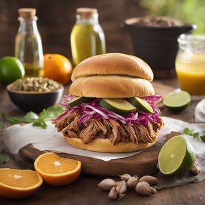 Pan con Timba - Cuban-style Pulled Pork Sandwich