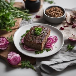 Pariserbøf with Herb Butter and Pickled Onions