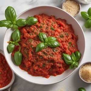 Parlies with Tomato Basil Sauce