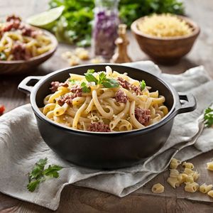 New Mexican Pasta Carbonara