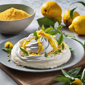 Thai-inspired Mango and Coconut Pavlova