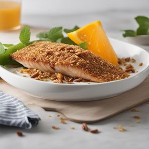 Pecan-Crusted Fish with Citrus Glaze