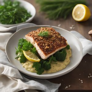 Pecan-Crusted Fish with Herb Butter