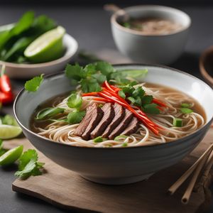 Phở Xào with Lemongrass Beef