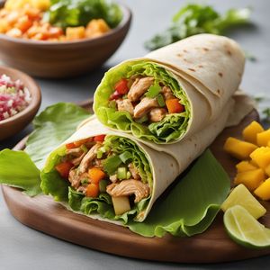 Polynesian Chicken Wrap