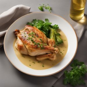 Poulet à la Comtoise