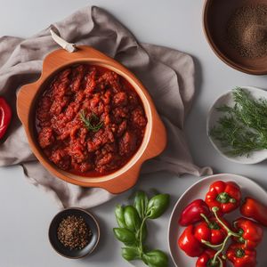 Požeški Vinogradarski ćevap with Ajvar Sauce