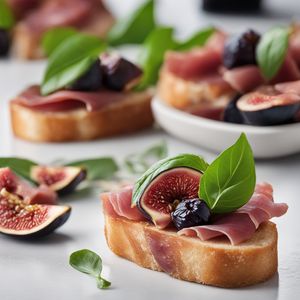 Prosciutto and Fig Crostini