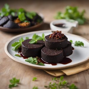 Qatari Spiced Black Pudding with Date Chutney