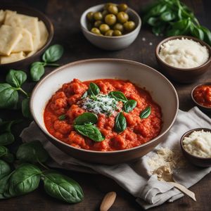 Ricotta and Spinach Gnocchi with Tomato Sauce