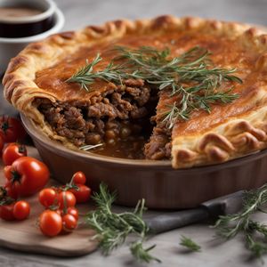 Romanian Beef and Beer Pie